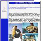 Tablet Screenshot of bass.fishinglakeontario.com